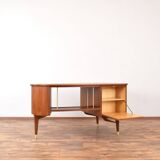 Mid-Century Organic Teak Desk from Sola Møbler, 1960s.