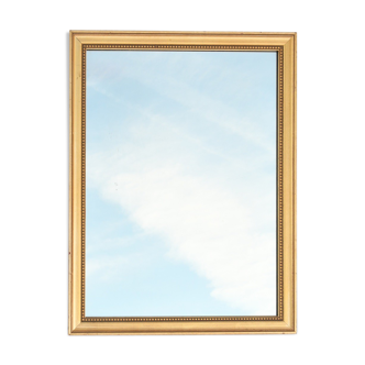 Rectangular mirror in gilded wood 53 x 41 cm