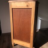 Renovated oak bedside table