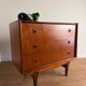 Vintage teak dressing table / chest of drawers – Scandinavian design, 1960s