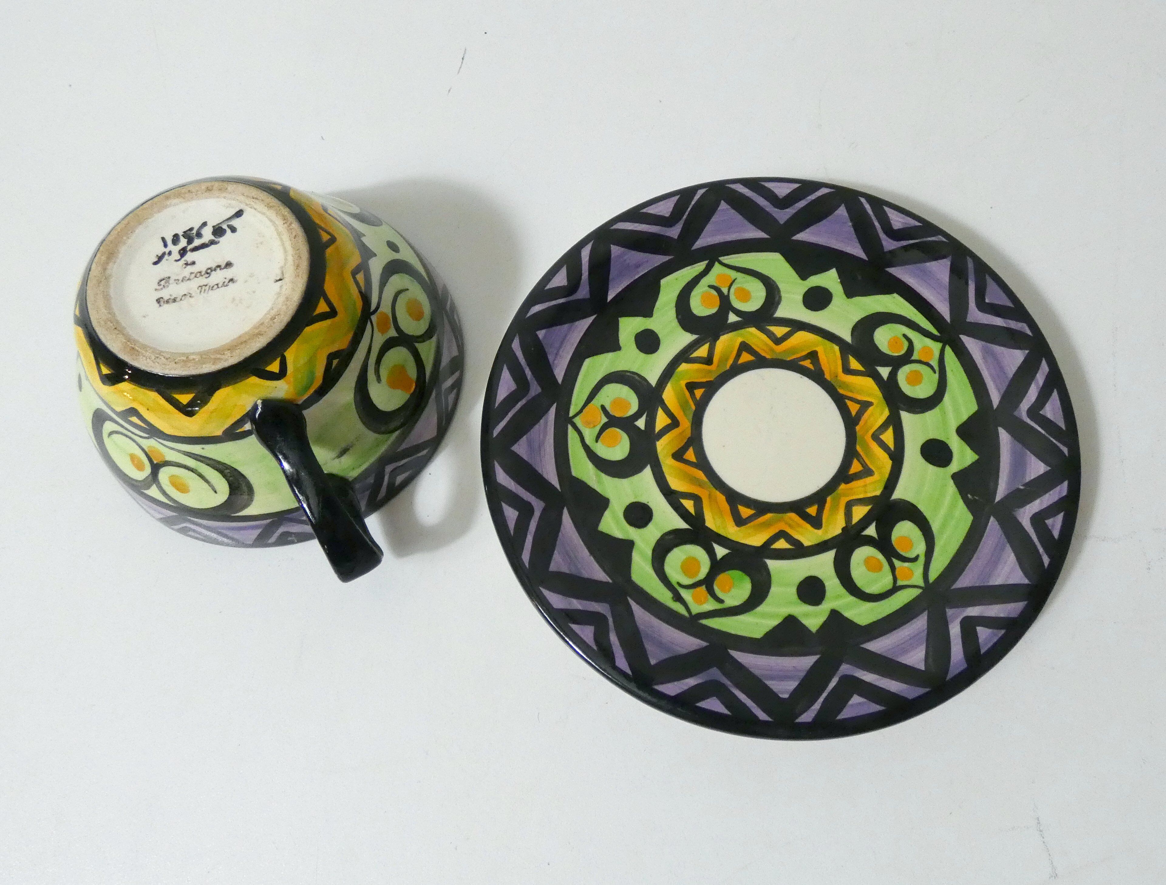 Saint Jean de Bretagne cup and saucer
