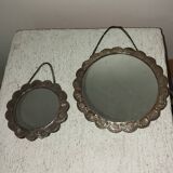2 solid silver mirrors