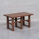 Oak french deco coffee table