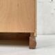 Storage unit in solid oak and veneer, circa 1960.