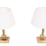 Lampes de table en laiton Herda Classic des années 1970