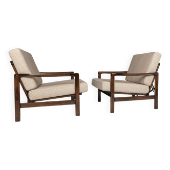 Vintage Armchair by Zenon Bączyk 1960.  Set of 2