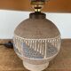 Art Deco glazed ceramic ball lamp, circa 1940