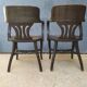 Paire de fauteuils américain