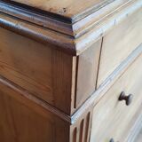 Vintage pine "drawer free" chest of drawers