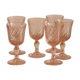 Ltot de 6 verres à liqueur art déco