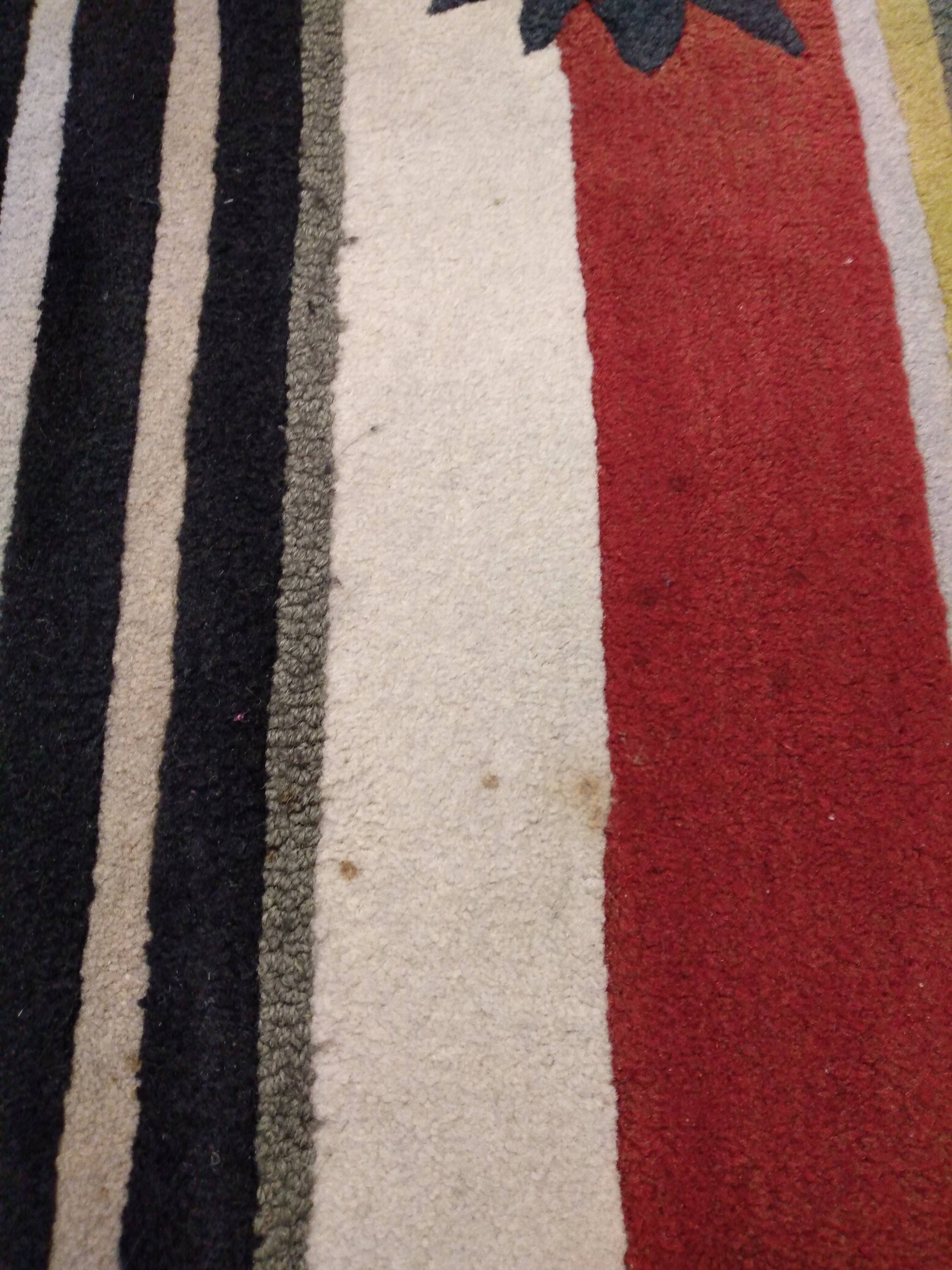 Kenzo rug "red pigalle" vintage