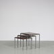 1960s Set of 3 reversible nesting tables from the Netherlands