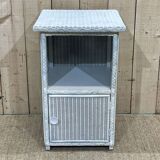 1950s lloyd loom nightstand