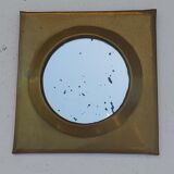 Set of 9 oriental brass mirrors