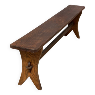 Large wooden bench