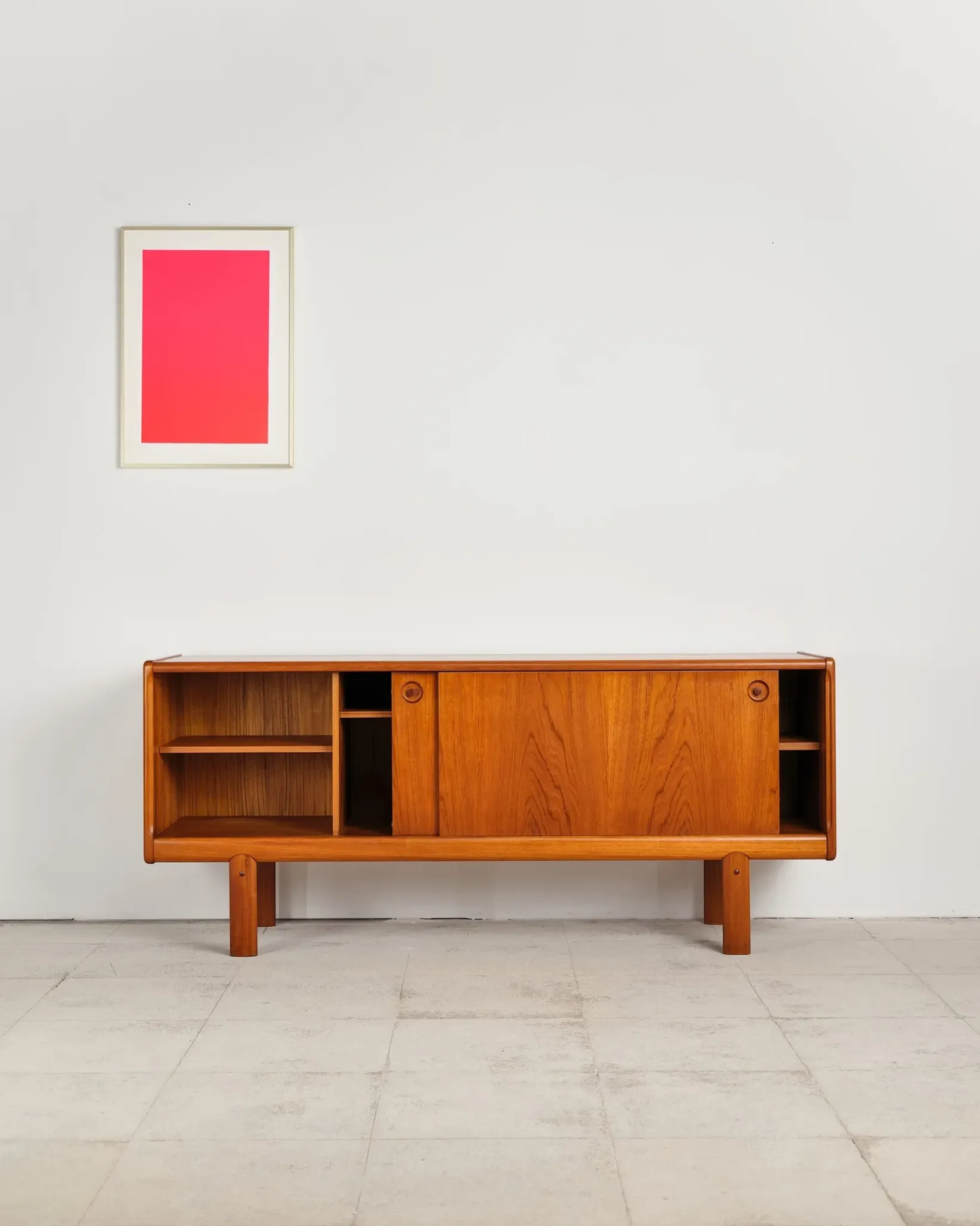 Teak sliding door enfilade by H.W. Klein, Denmark, 1960s