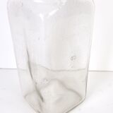 Glass vase, old pharmacy jar