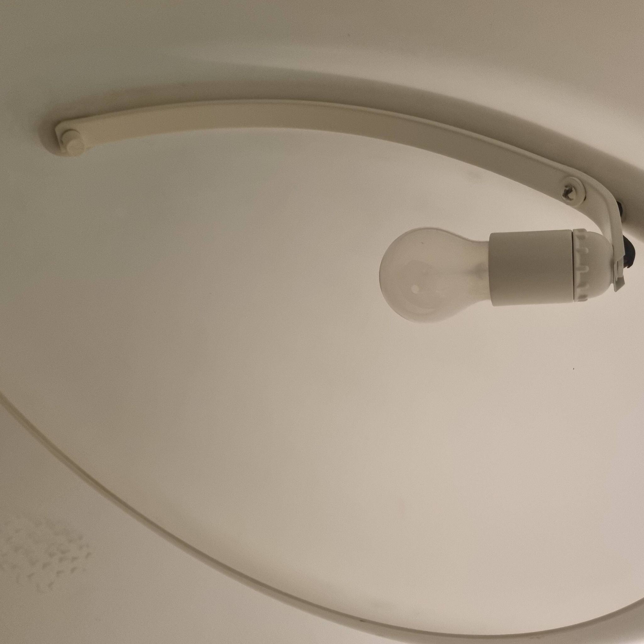 Lampadaire Serpente Blanc par Elio Martinelli pour Martinelli Luce