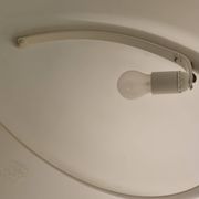 Lampadaire Serpente Blanc par Elio Martinelli pour Martinelli Luce