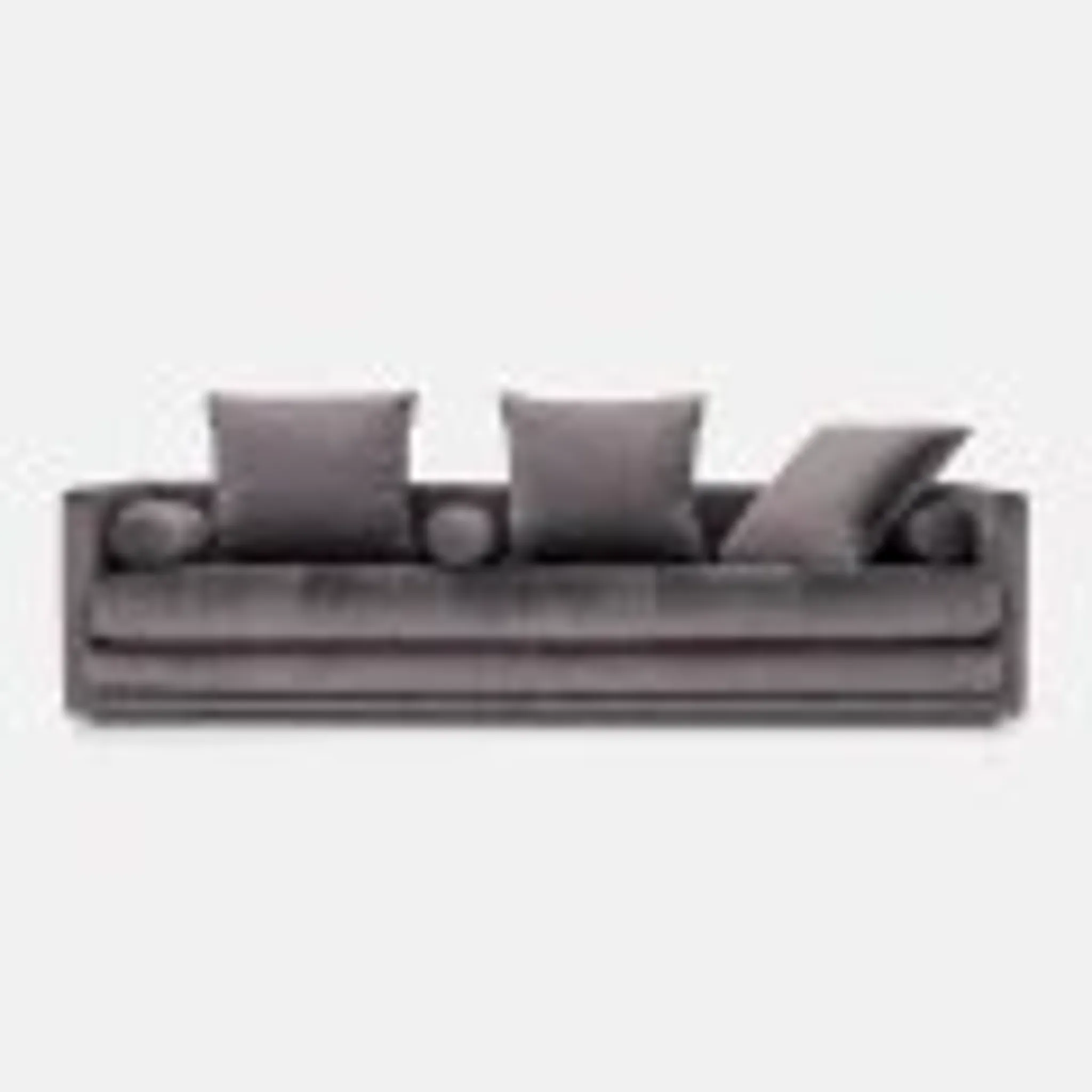 Sofa KOPENHAGA grey velour, Scandinavian design