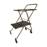 Vintage brass folding dessert