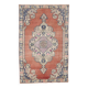 Tapis oriental vintage fait main Brunt rouge 4x7, 142x224 cm SK 6770