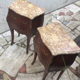 Marble bedside table