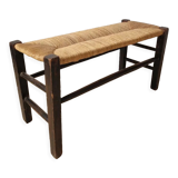 Mulched bench