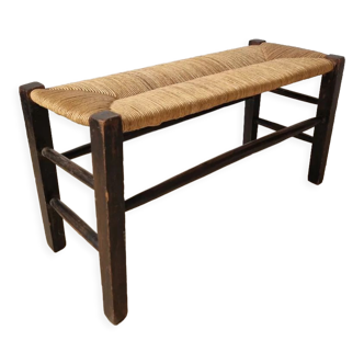 Mulched bench