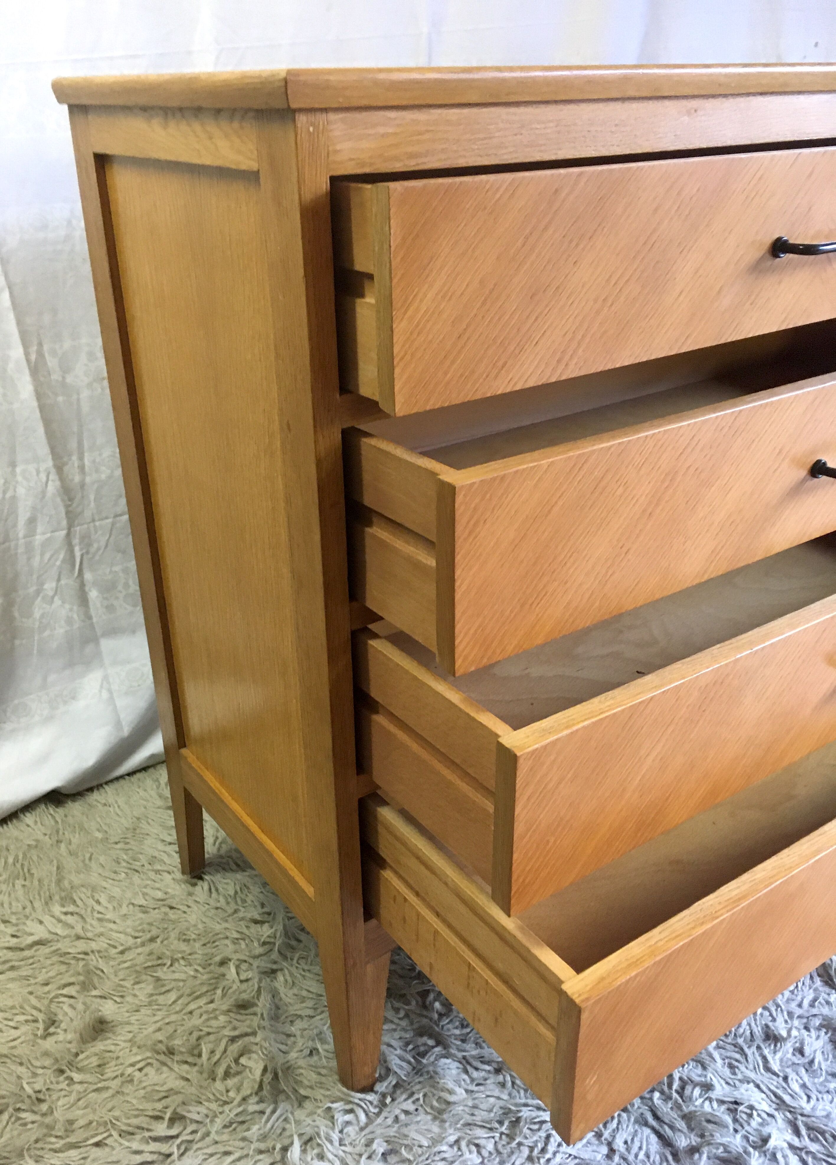 Vintage oak commodity - 60s