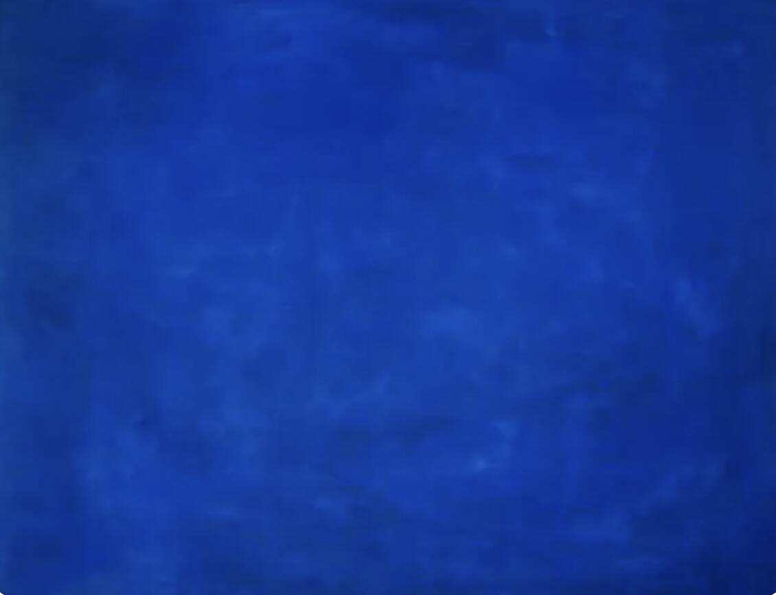 Very Large Monochrome Blue Abstract Painting