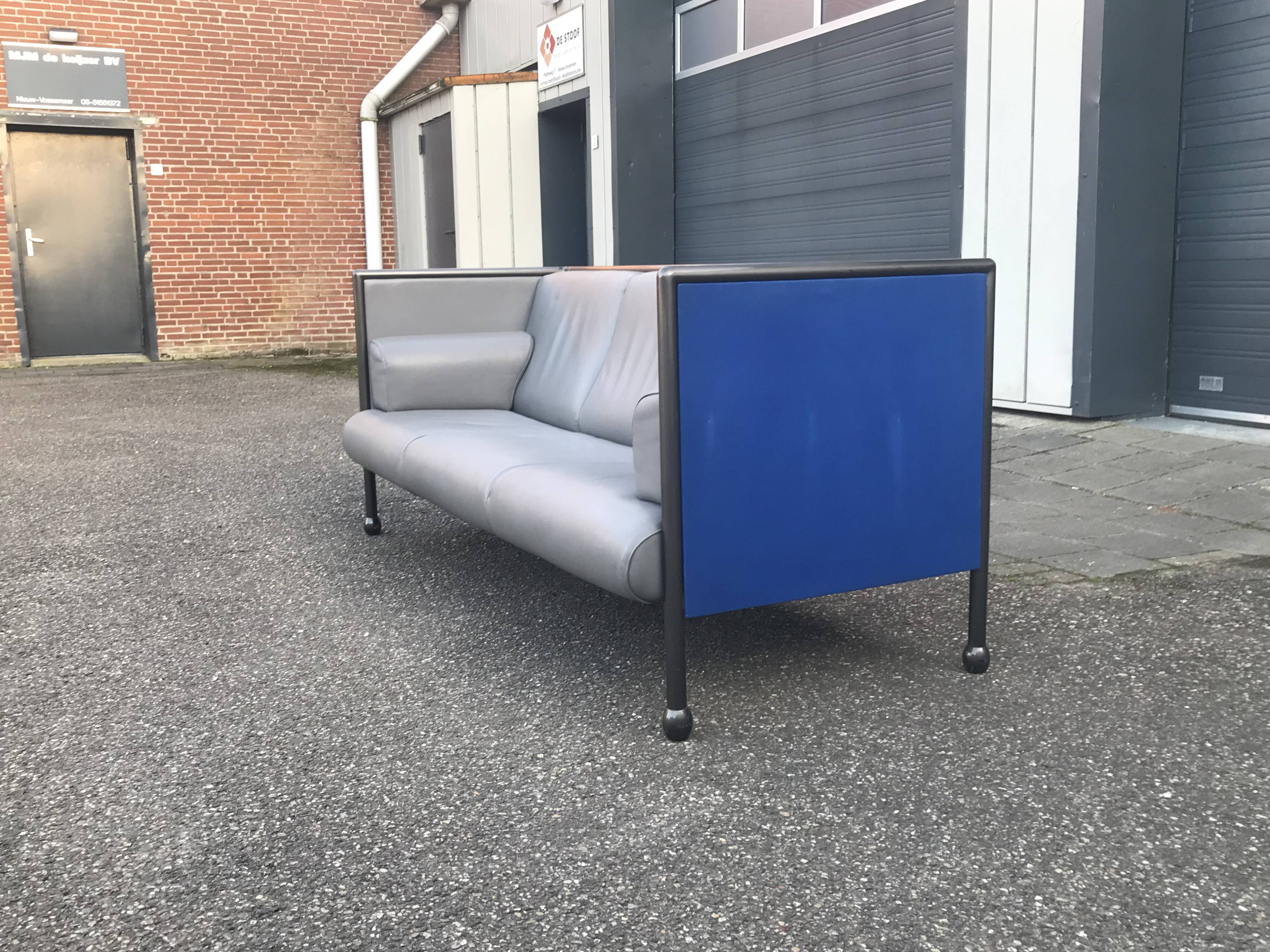 Postmodern Danube 850 3-seater sofa by Ettore Sottsass for Cassina 1992