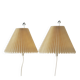 Model 203 Wall Lights by Henning Seidelin for Le Klint, Denmark, 1960s, Set
