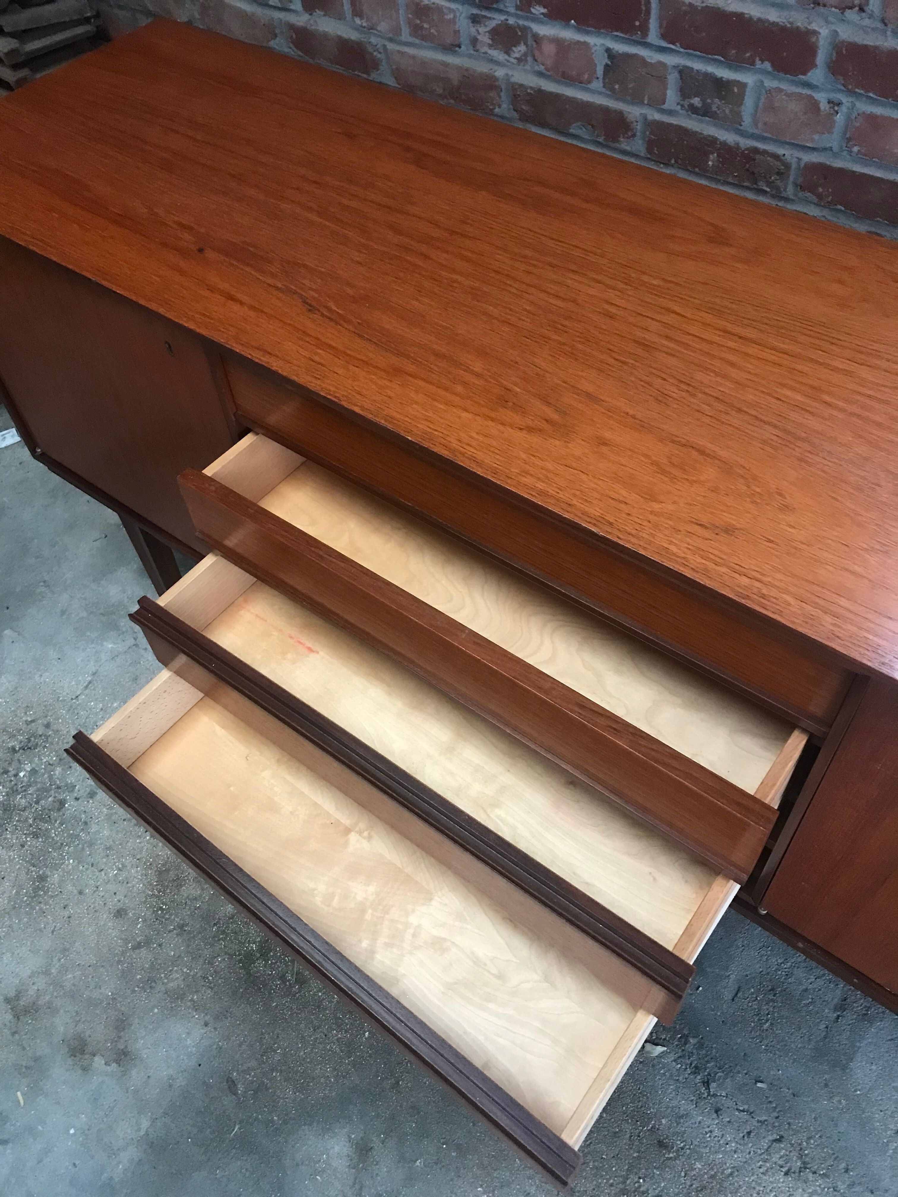Scandinavian teak sideboard design 1960