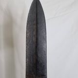 Large Topoké coin, also known as Liganda, wrought iron, sculptural, late 19th century, 160 cm