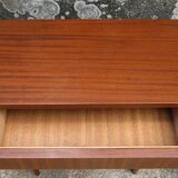 Pair of bedside tables feet spindles 70s