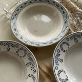 Mix and match old deep plates.