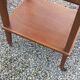 Pair of vintage 50s oak side tables