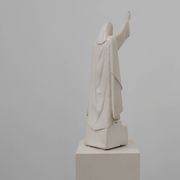 “Christ King in Our Home” Plaster Statue, Belgium, ca. 1920