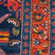 Carpet old Persian Malayer corridor 109x525 cm
