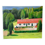 Peinture à l’huile « La Petite Maison dans la Prairie » Hauts-de-France