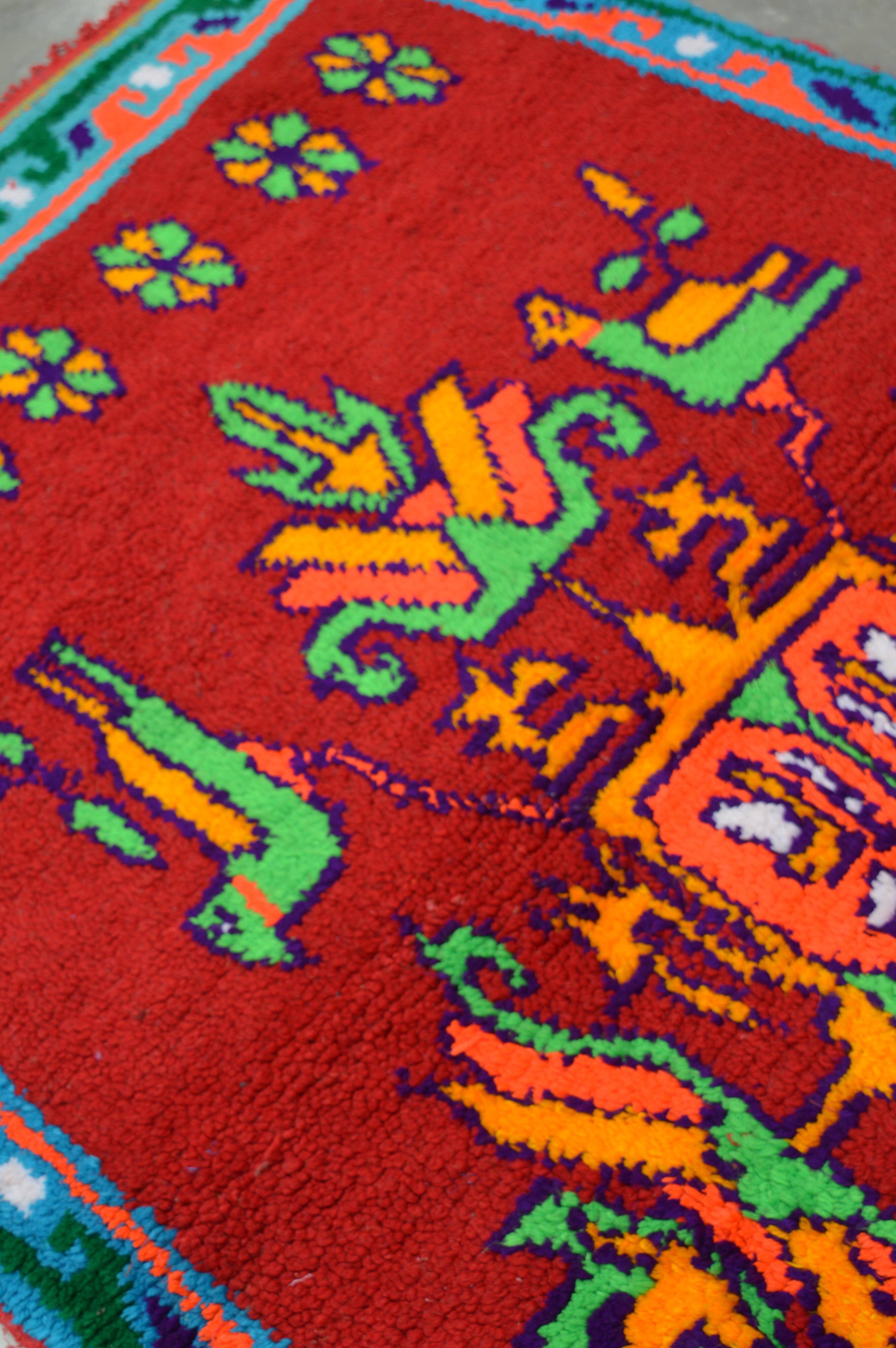 Moroccan berber carpet 169x116cm