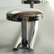 Vintage chrome metal coat stand