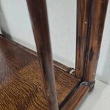 Bamboo shelf with smoked glass, 1970s