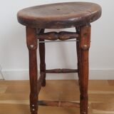 vintage wooden stool