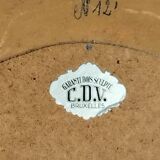 Sun mirror in gilded wood 1950