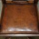 Chaise de capitaine antique George Hepplewhite 1880 cuir