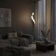 Iconic floor lamp by Gaetano Sciolari, chrome, 1970s - Space Age vintage