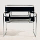 B3 Armchair / Wassily by Marcel Breuer for Gavina