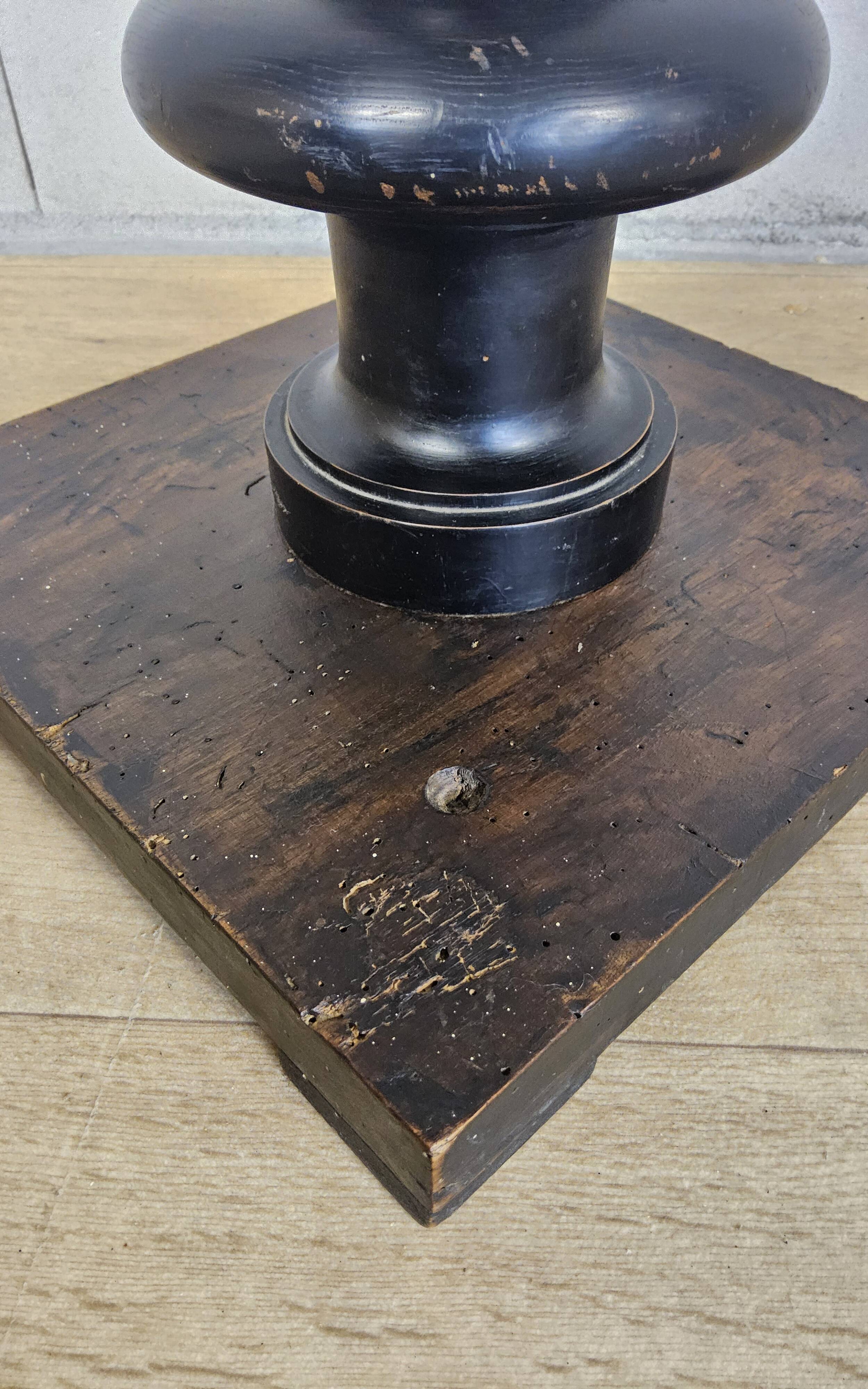 Antique wooden plant stand / pedestal / plinth